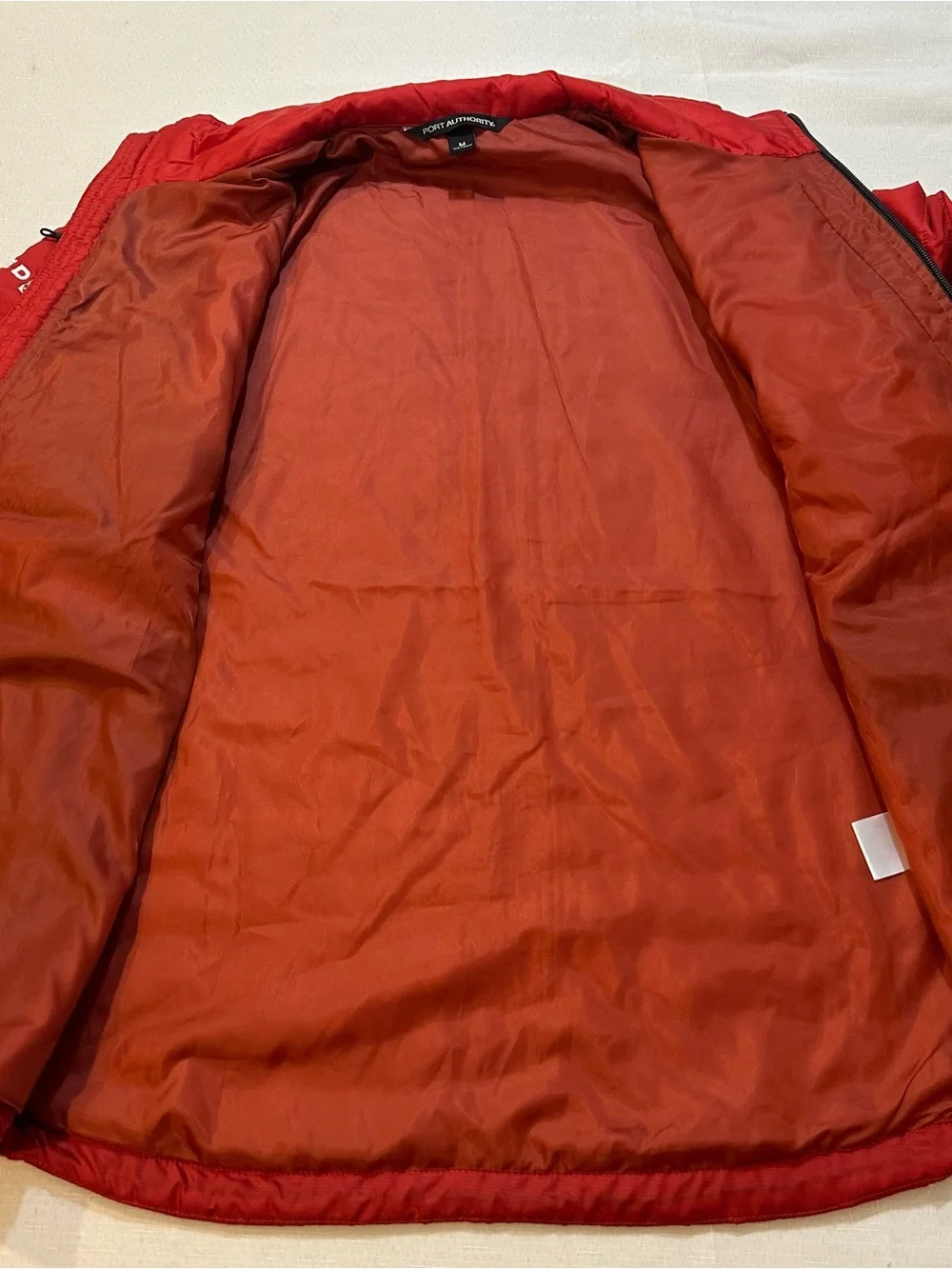 Port Authority Special Olympics Quilted Jacket Red Medium
